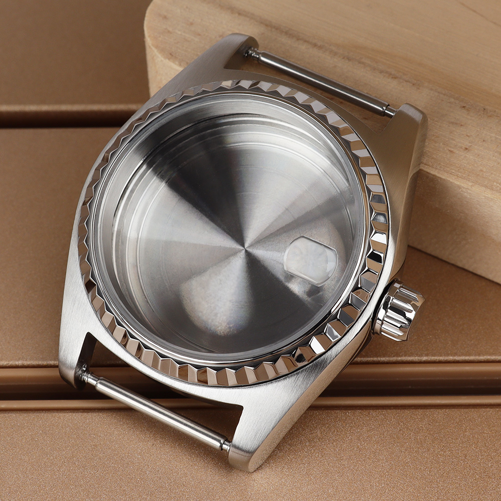NH35 36 Silver Polished Watch  - Reel Case ulasan dan harga