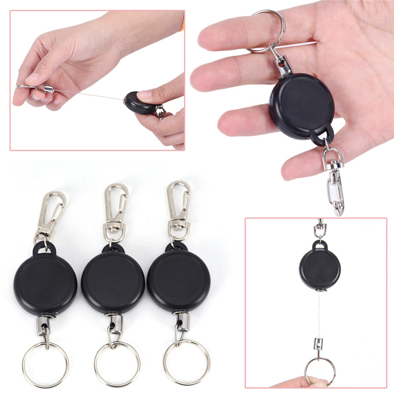 Retractable Badge Reel Key Cha - Conventional Reel ulasan dan harga