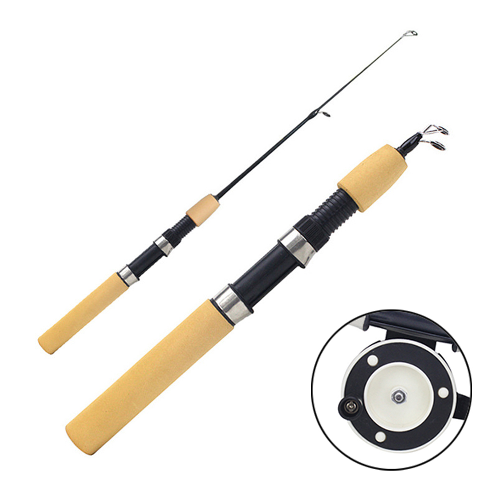 Ice Fishing Rod Portable Spinn - Ice Fishing Reel ulasan dan harga