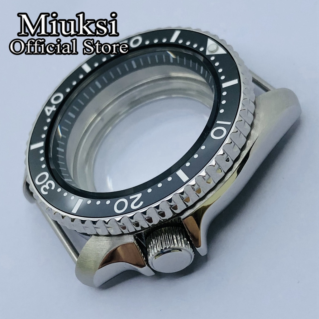 Miuksi 42mm silver sterile wat - Reel Case ulasan dan harga