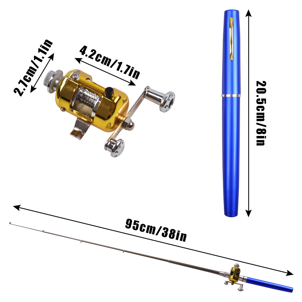 Mini ice fishing rod Combo wit - Ice Fishing Reel ulasan dan harga